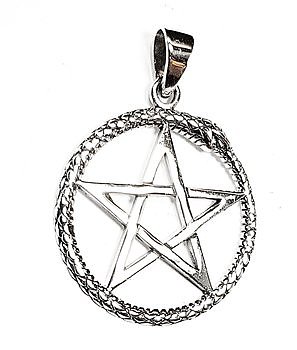 Ouroboros med Pentagram
