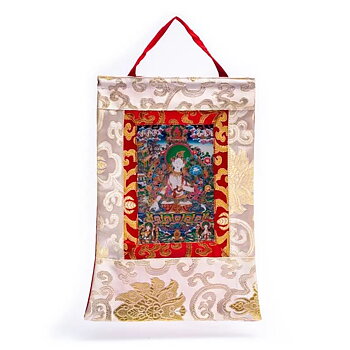 White Tara thangka  - 29cm