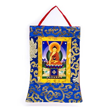 Shakyamuni Buddha thangka  - 29cm