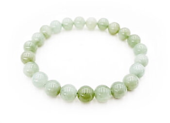 Serpentin / Ny Jade Armband - 8mm Pärla