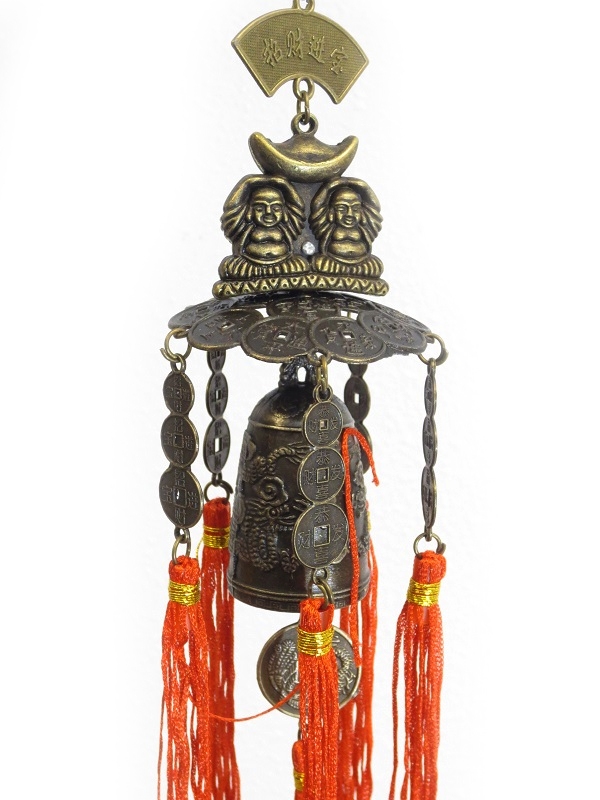 Glad Buddha Feng Shui Hängklocka  - Lycka