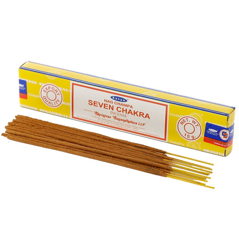 Satya Seven Chakra Rökelsestickor