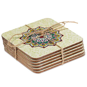 Grön Mandala Underlägg 