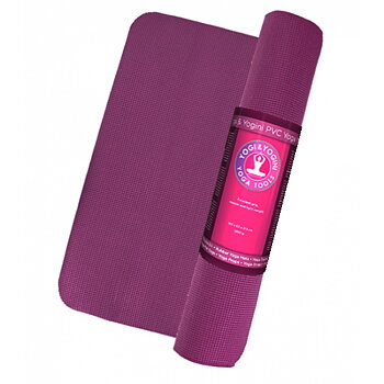 Yogi & Yogini PVC yogamat  - aubergine
