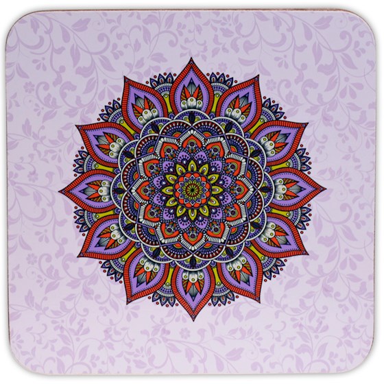 Lila Mandala Underlägg  - 2