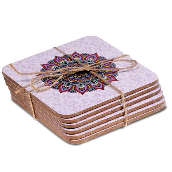 Lila Mandala Underlägg 