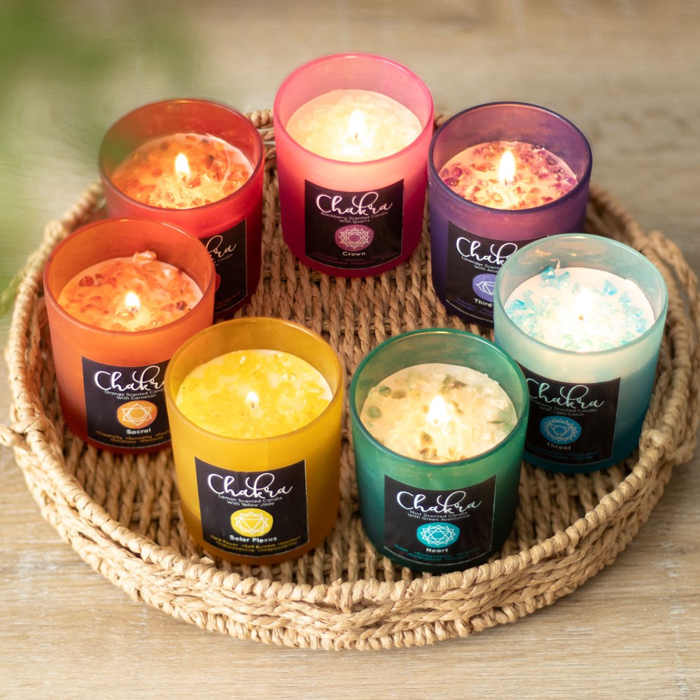 Rotchakra Chakra Doft Ljus - 3