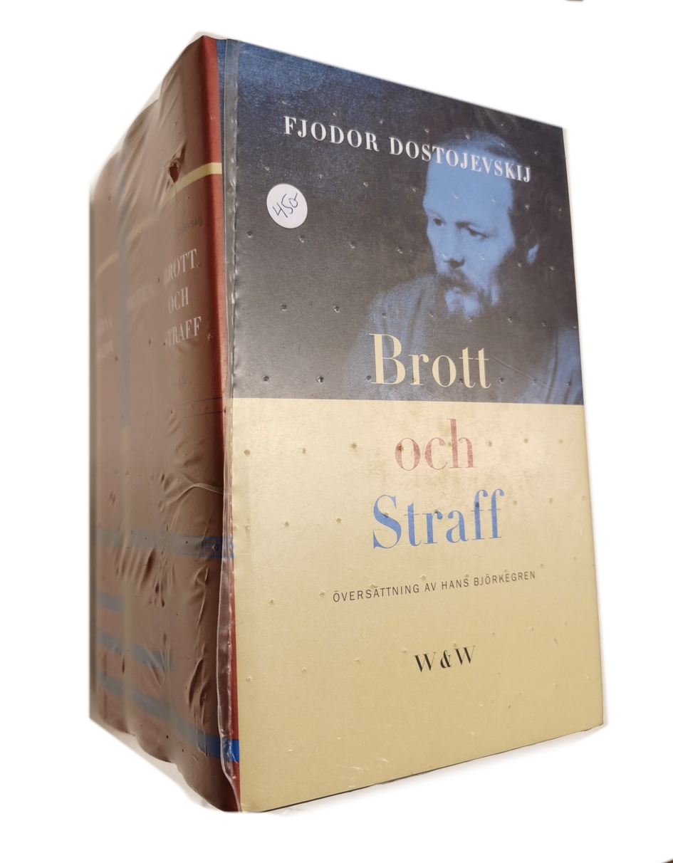 Brott och Straff, Bröderna Karamazov & Idioten (3 plastade volymer)   -  Fjodor Dostojevskij