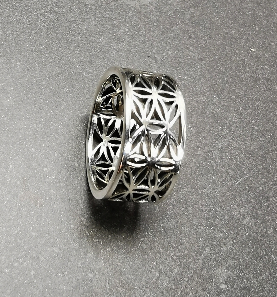 Seed of life Ring i Silver  - 2