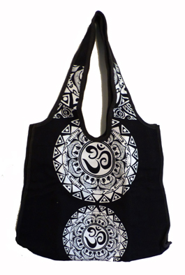 Väska  - Aum Mandala Tribal -  Svart