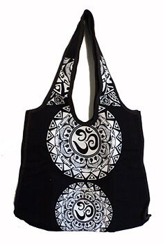 Väska  - Aum Mandala Tribal -  Svart