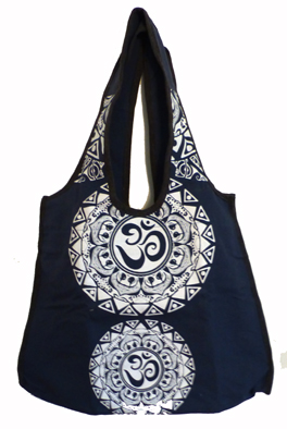 Väska  - Aum Mandala Tribal -  Blå