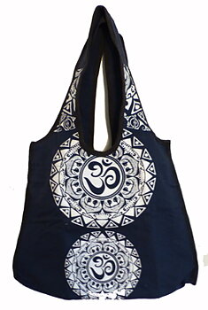 Väska  - Aum Mandala Tribal -  Blå