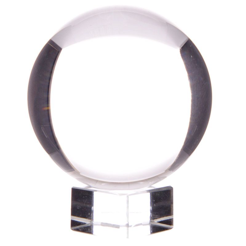 Kristallkula med Glasställ & Presentask 7.5cm - 2