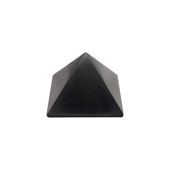 Shungit Pyramid, Polerad - 70mm