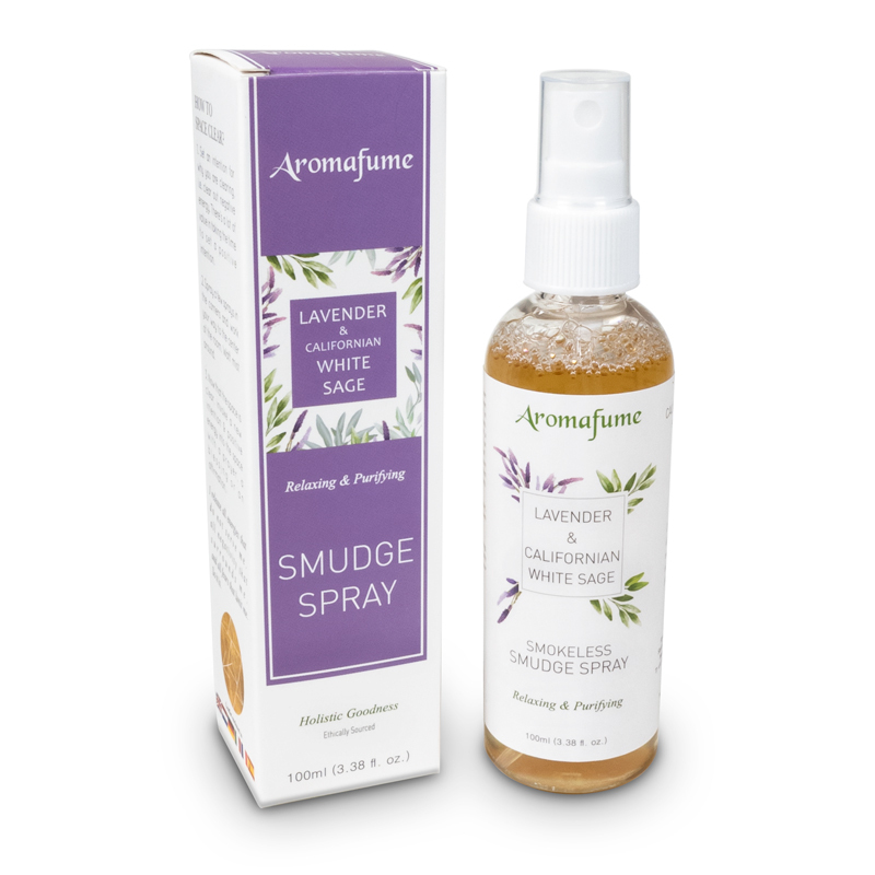 natura smudge spray white sage & lavender aromafume