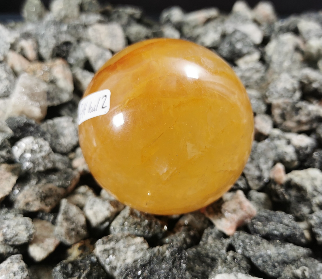Golden Healer  - Kristallhematoid  Sfär, Kula - 63mm