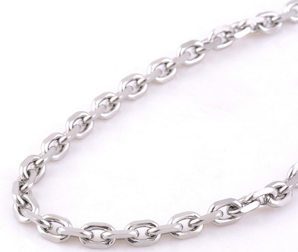 Halskedjor i Rostfritt stål - Rolo Cirkellänk -2.4 mm - 4
