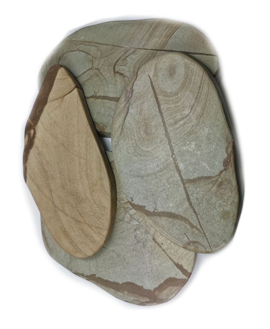 Landskapsjaspis - Slipad Skiva - 2