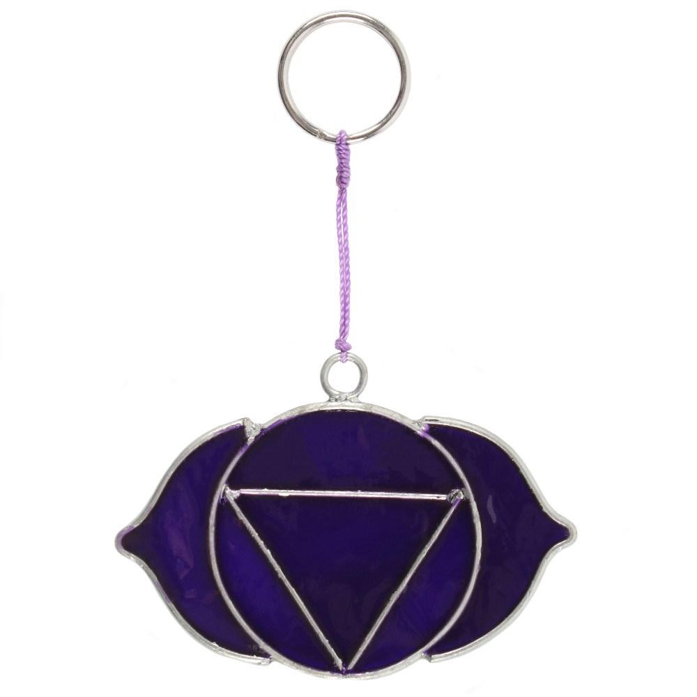 solfångare chakra lila