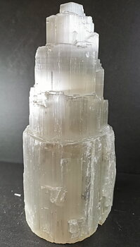 Selenit Lampa - Torn, med elsladd  - 30cm