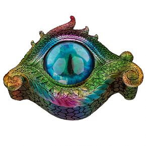 Regnbågsdrake Metallic All Seeing Eye Smyckesask