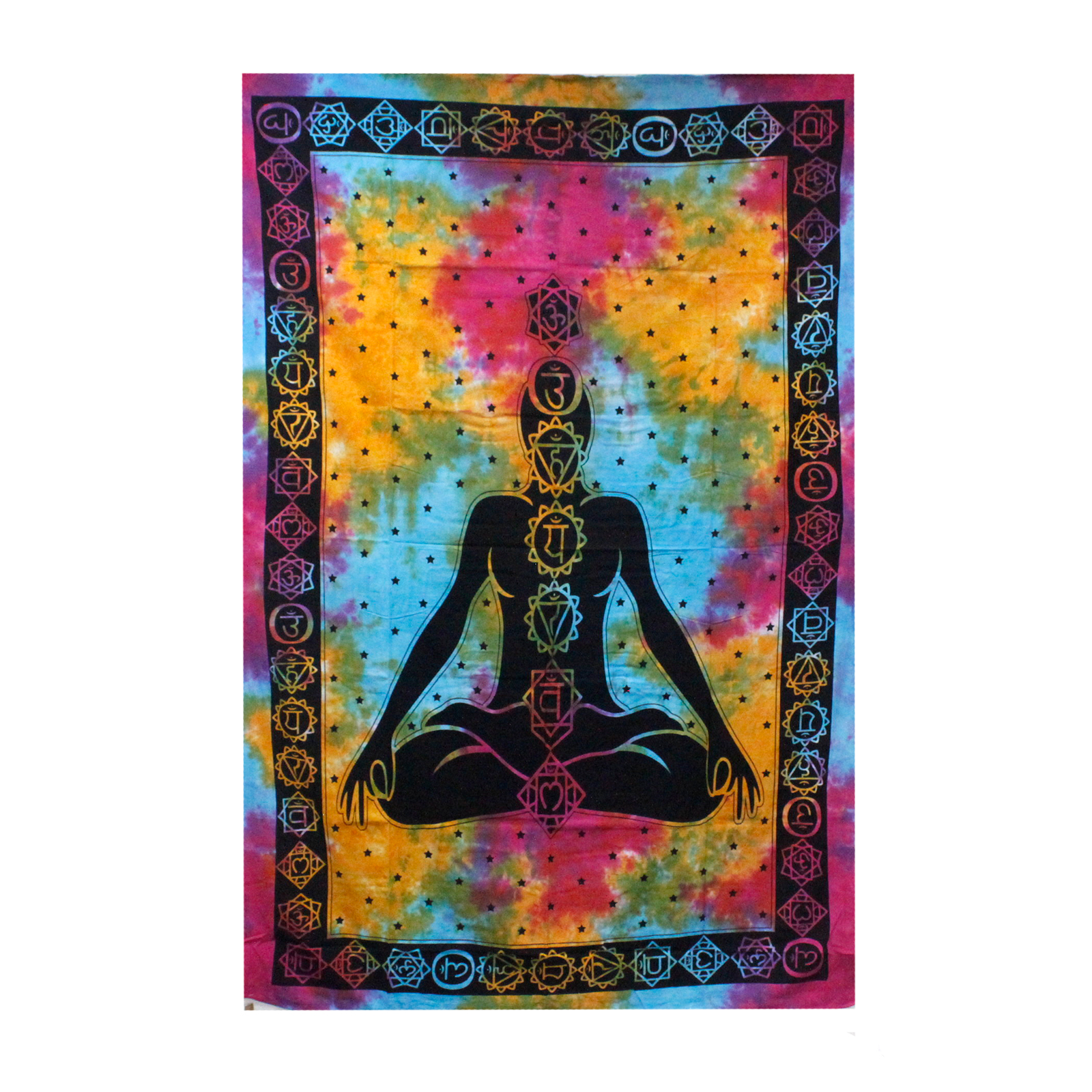 Väggbonad / Sängöverkast -  Chakra Buddha - Dubbel (230cm)
