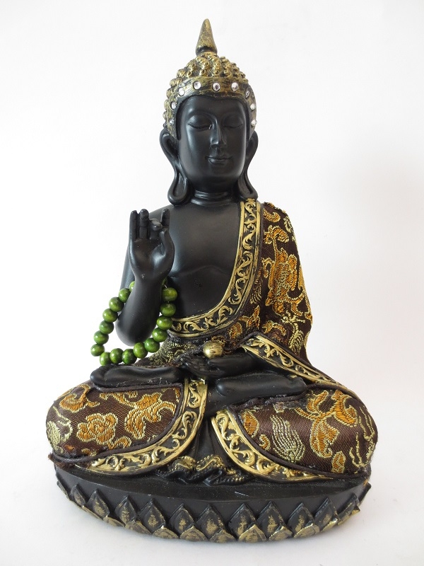 Svart /Guld Thai Buddha med Armband - 3