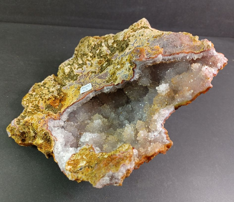Andekvarts Geode Kluster  - AA kvalitet - ANDAJ43