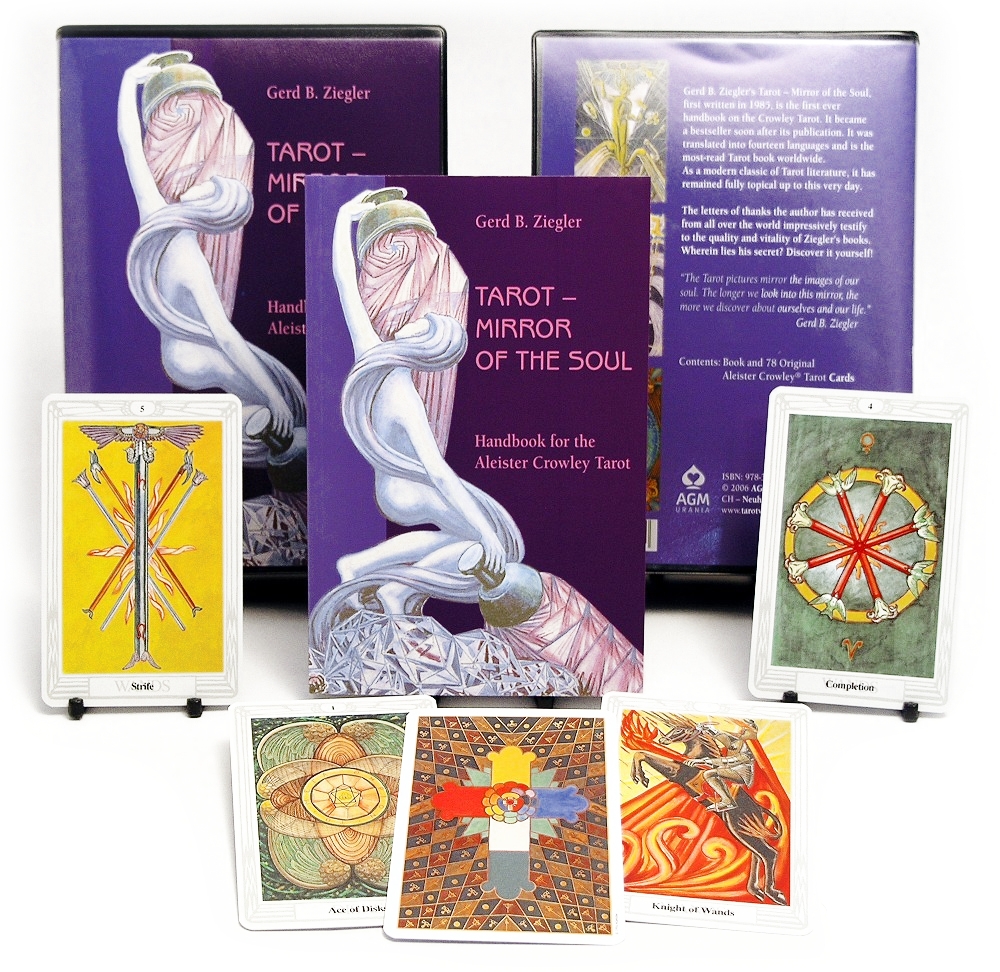 Tarot Mirror of the Soul by Crowley Thoth, Boxed Set - Cards and book set - 2