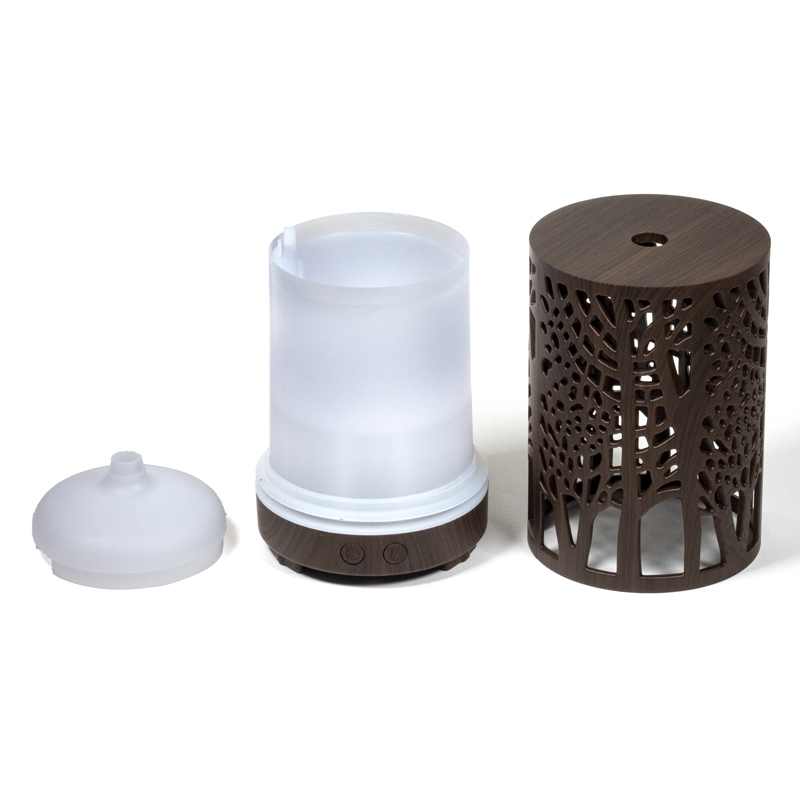 ultrasonic elektrisk diffuser luftfuktare zen forest