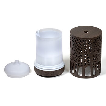 ultrasonic elektrisk diffuser luftfuktare zen forest