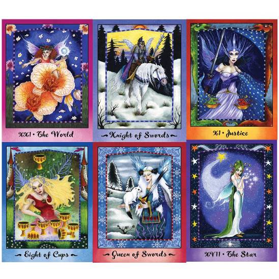 The Faerie Tarot by Natalie Hertz, Boxed Set - Kort med Bok - 2