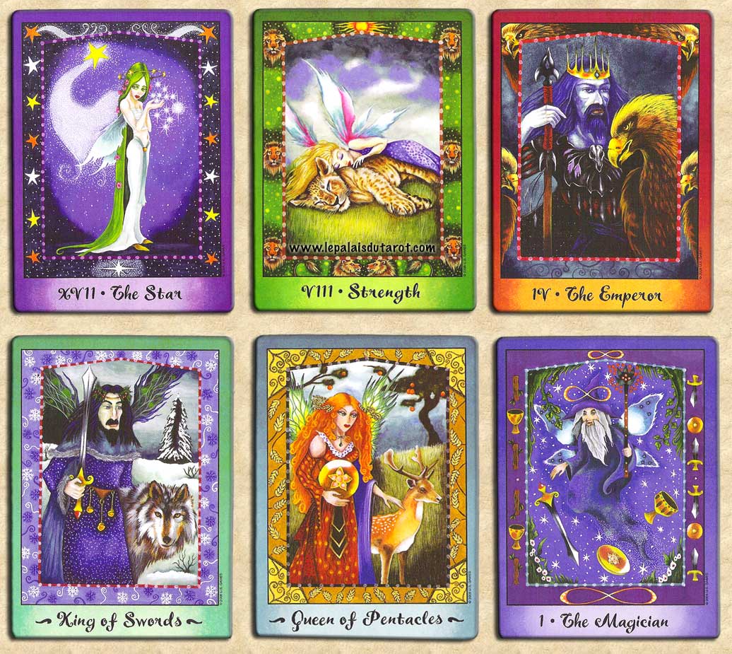 The Faerie Tarot by Natalie Hertz, Boxed Set - Kort med Bok - 4