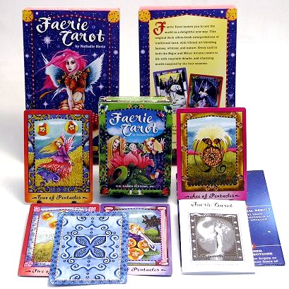 The Faerie Tarot by Natalie Hertz, Boxed Set - Kort med Bok