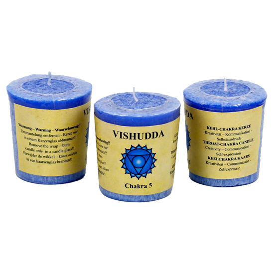 chakra doftljus vishudha halschakra