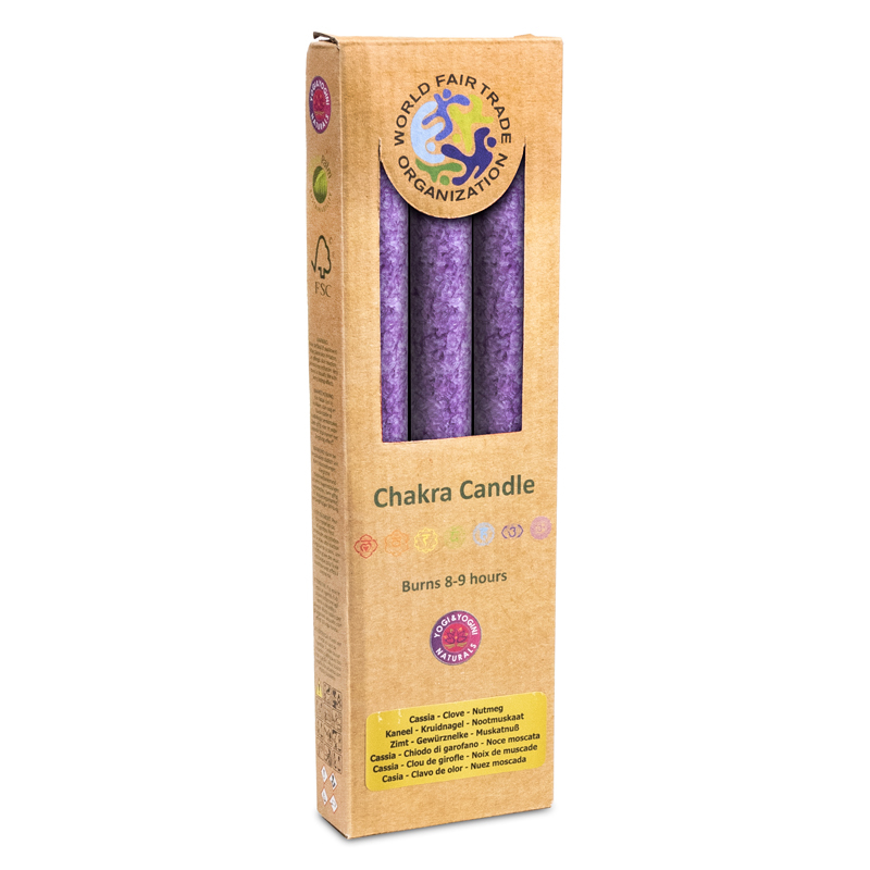 Chakra Doftljus - Sahashara - Lila - 3st Packet