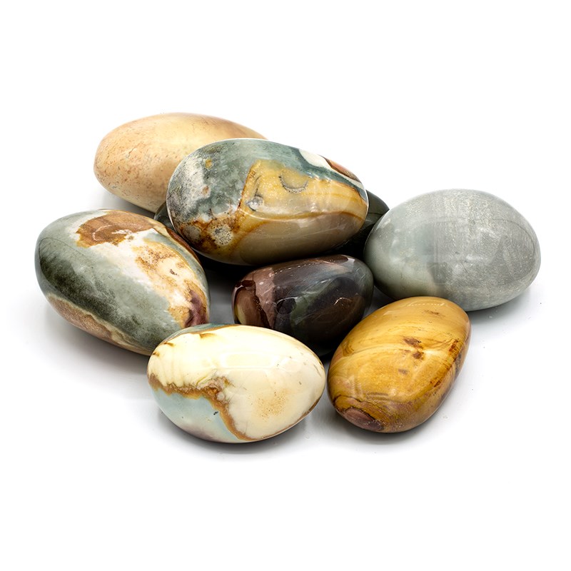 Pebbles "No Worry Stone" - Polykrom Jaspis