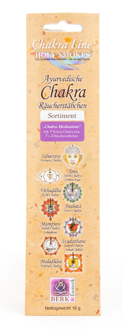 Holy Smoke Chakra Line - Ayurvedisk - Sortiment