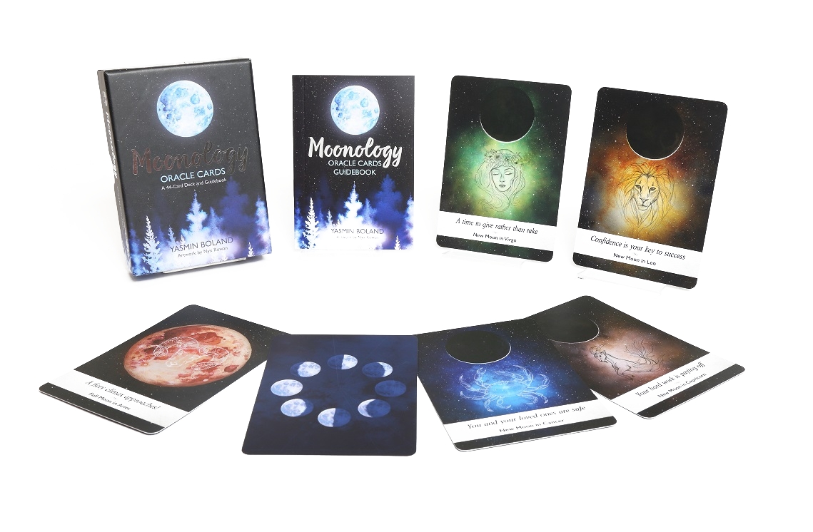 Moonology Oracle Cards : A 44-Card Deck and Guidebook  - Yasmin Boland  - 2