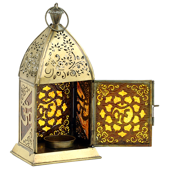 Oriental lantern aum