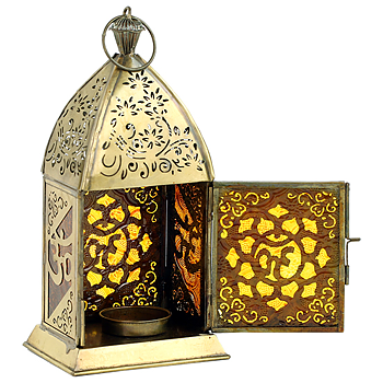 Oriental lantern aum
