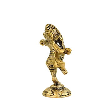 Ganesha Staty i Mässing - 10cm