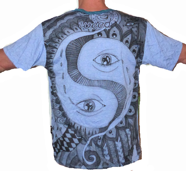 SURE T-shirt - All Seeing Yin Yang -Blå - 2