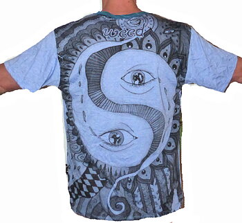 SURE T-shirt - All Seeing Yin Yang -Blå