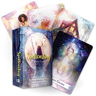  Spellcasting Oracle Cards A 48-Card Deck and Guidebook Flavia Kate Peters , Barbara Meiklejohn-Free  - 2