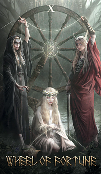 Runic Tarot by Jack Sephiroth/Zhang Chao, Boxed Set - Kort med Bok