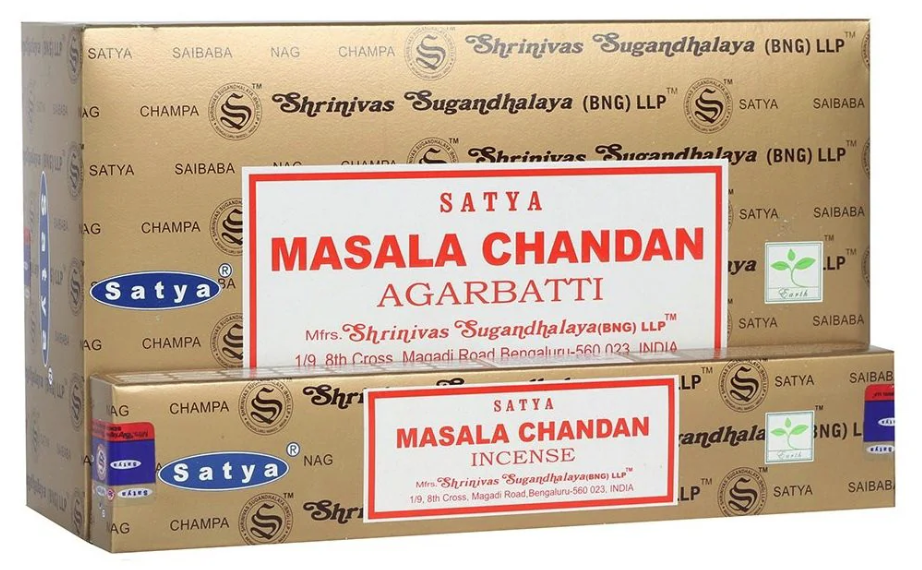  Satya Rökelse - Masala Chandan -  12st paket