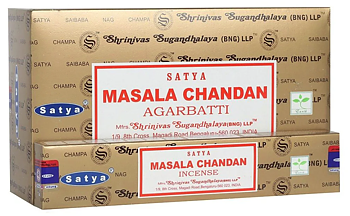  Satya Rökelse - Masala Chandan -  12st paket