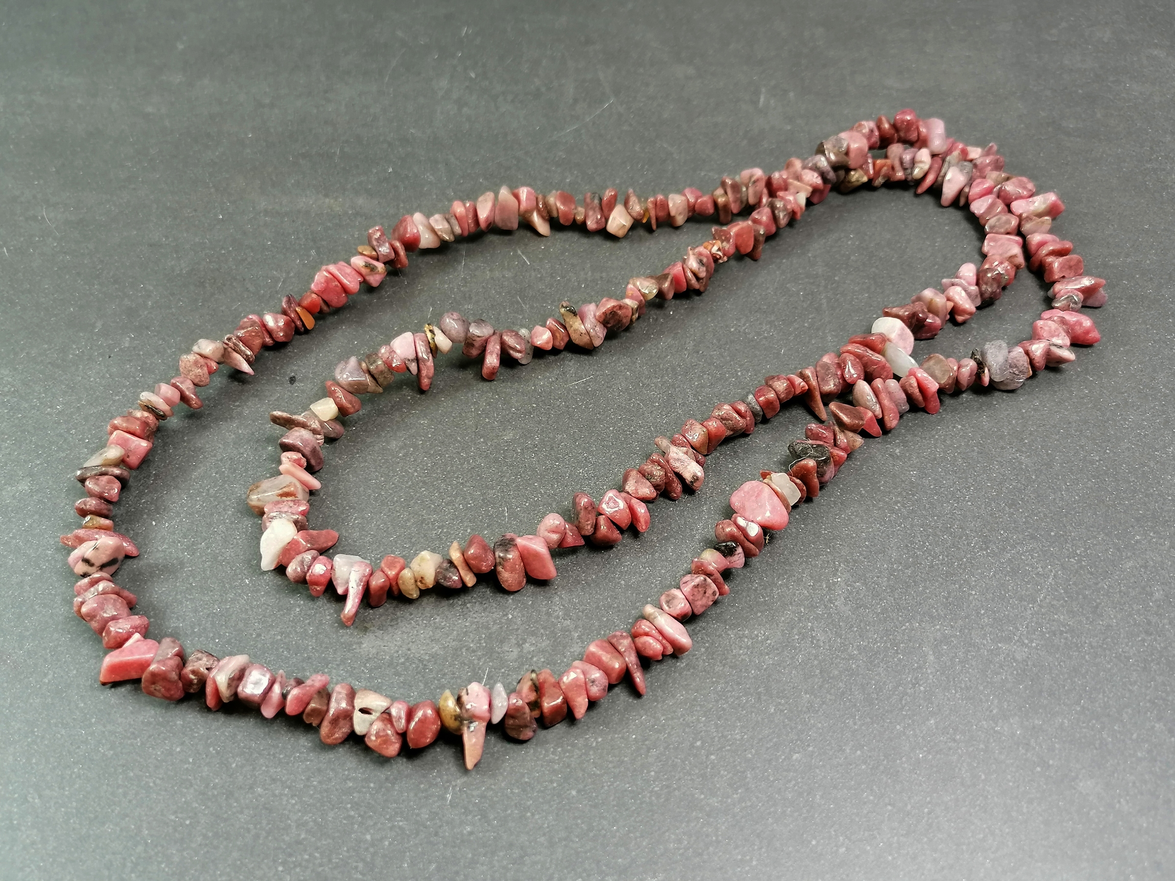 Rodonit Chip Halsband - 2
